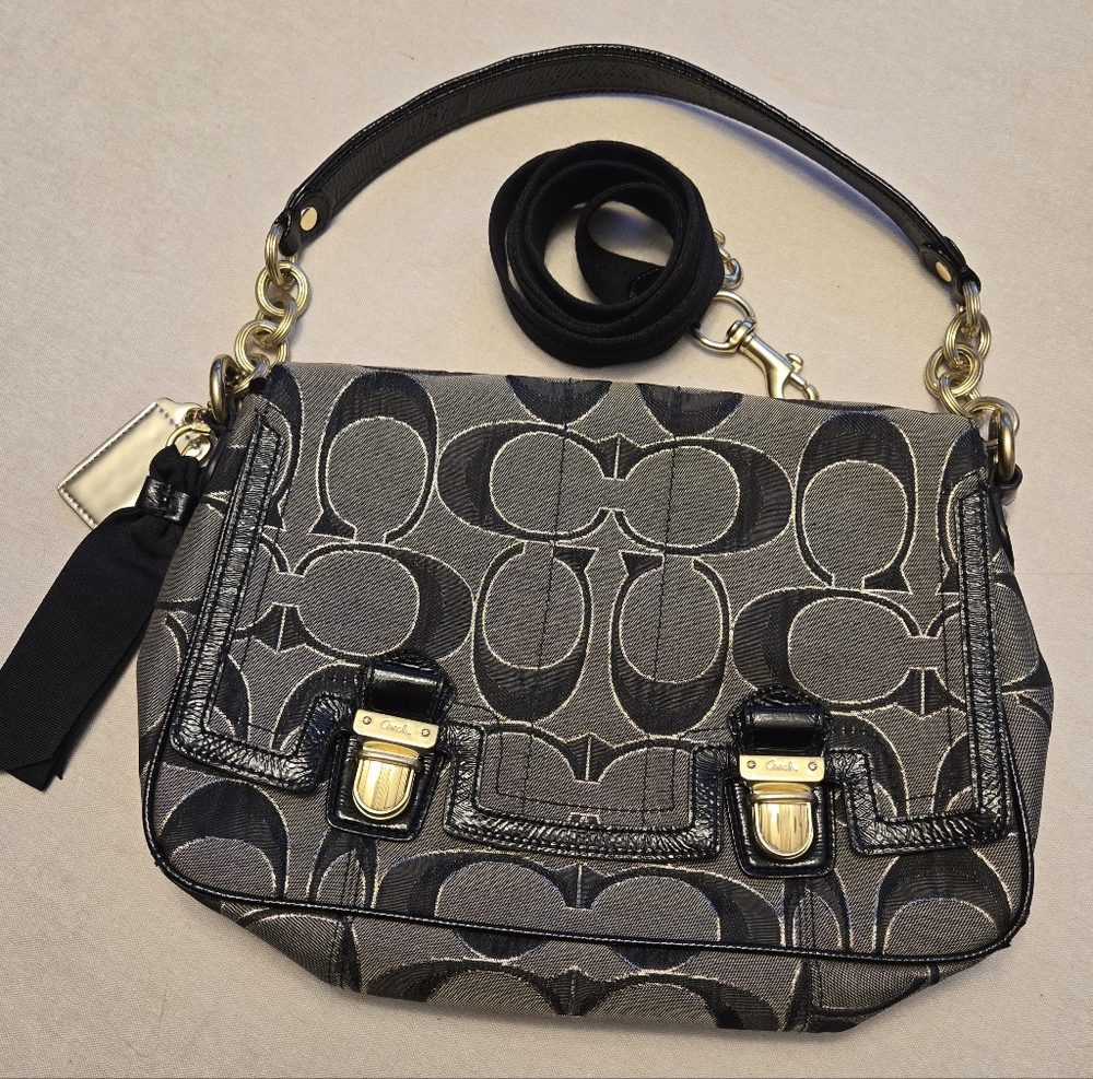 Coach 18352 Poppy Pushlock Satchel